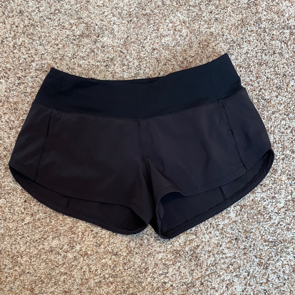 Black Lululemon Athletic Shorts